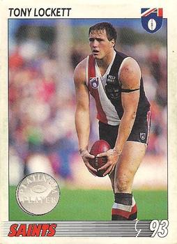1993 Select AFL #30 Tony Lockett Front